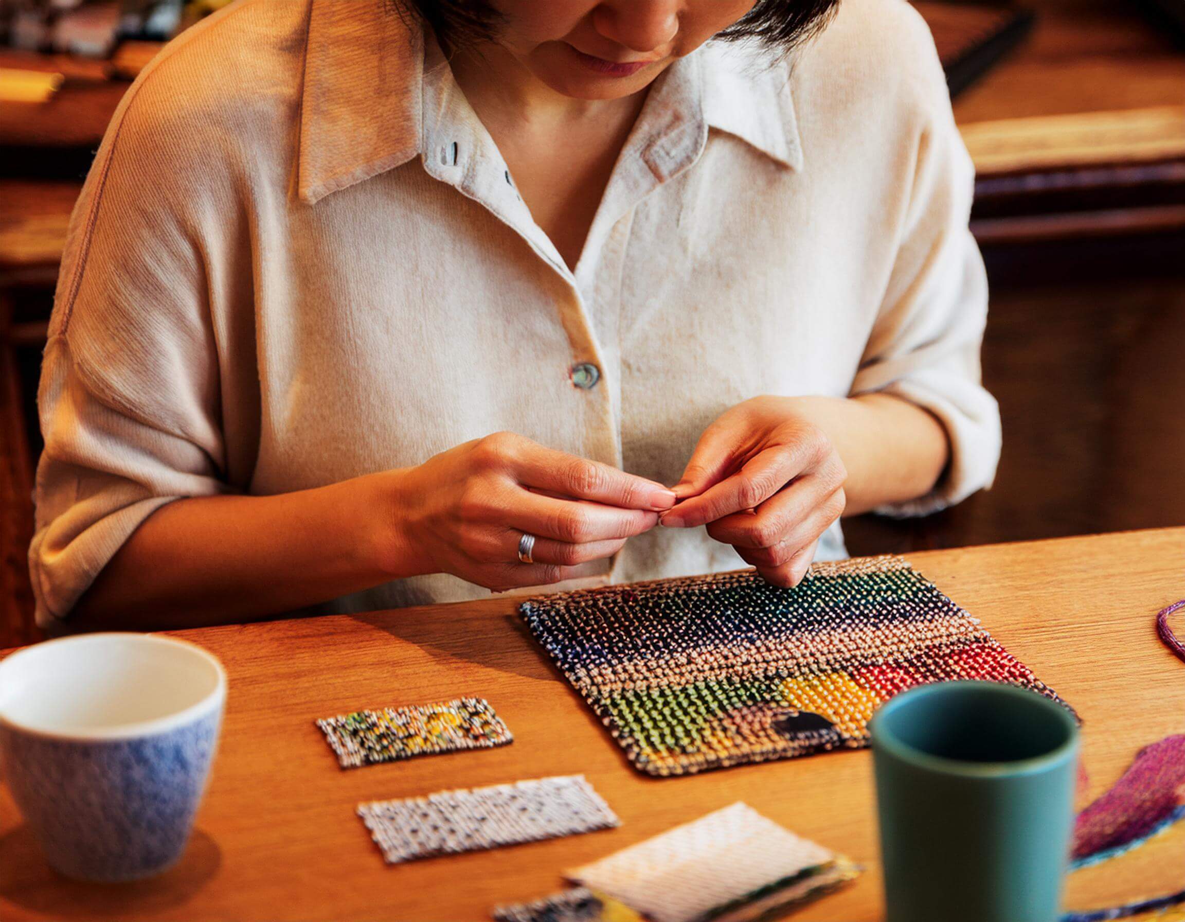 ハンドメイド体験:おしゃれなコースターを作ろう!